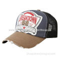 Promotional Trucker Mesh Cap with Applique and Embroidery, 5 Styles Available
